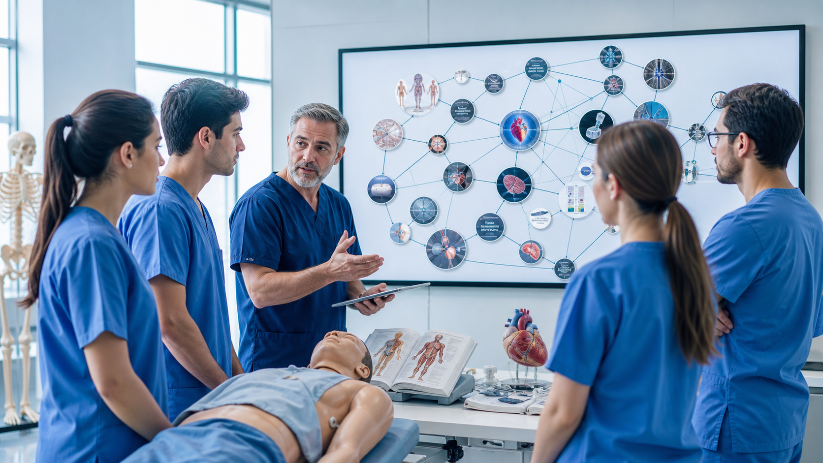 Medical team using a Leyli knowledge graph